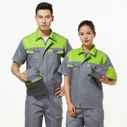 夏季夾克男女款 現(xiàn)貨工作服廠家JL-XJ142